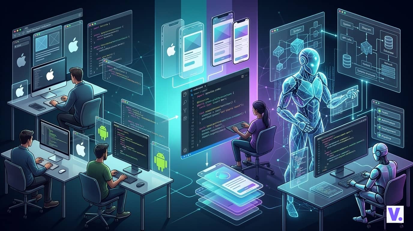 From Native to Hybrid to AI Coding Agents: How Mobile Development Is Changing and What Developers Must Learn Next